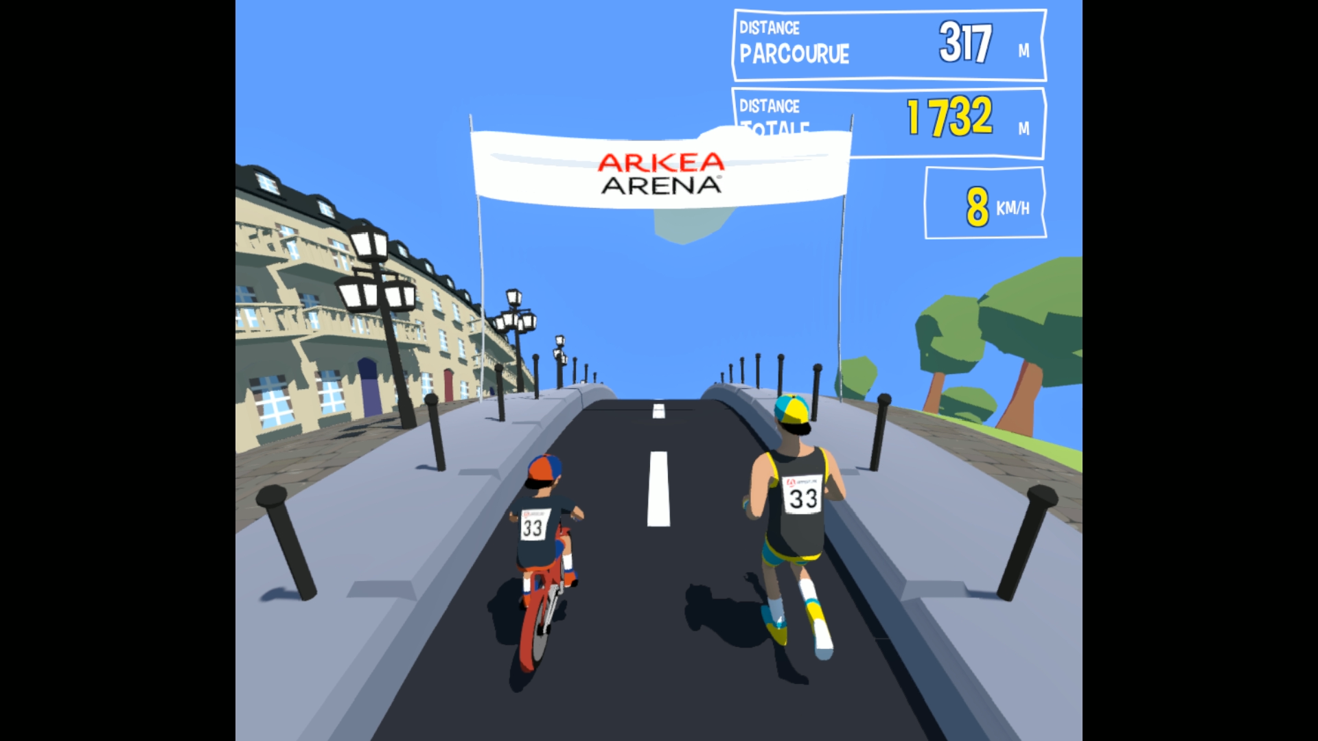 Bordeaux Marathon Virtuel — project visual